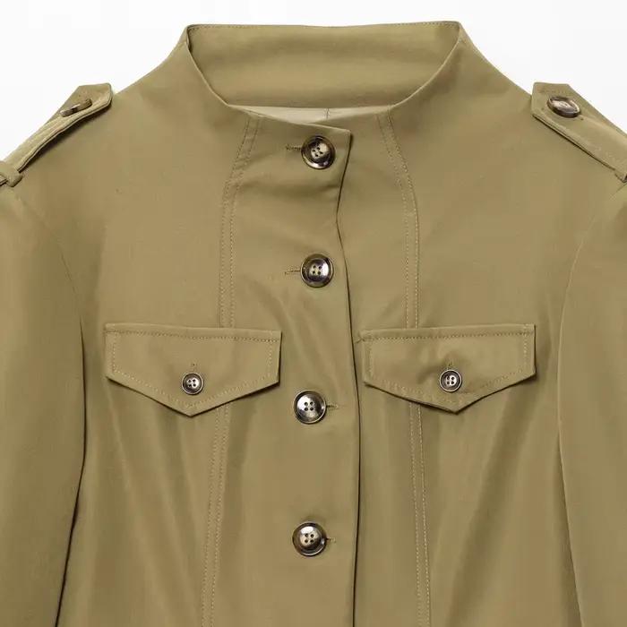 Veste femme kaki manteau