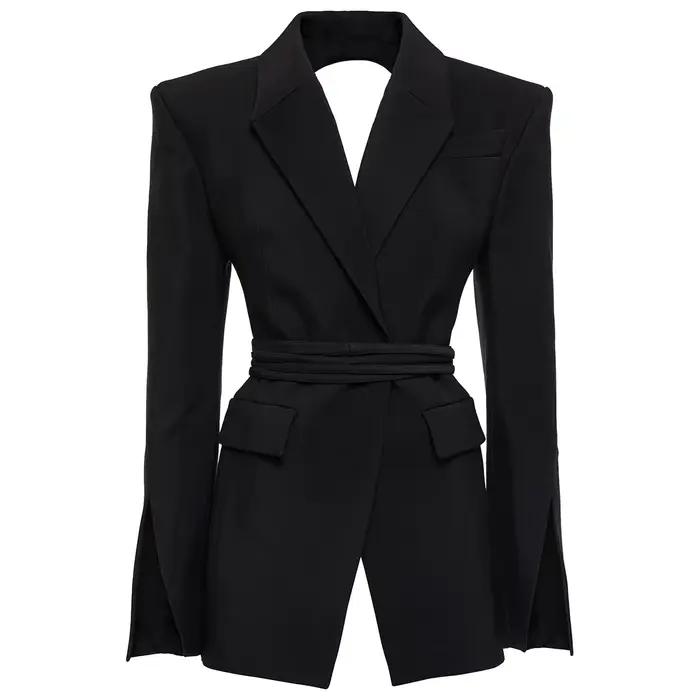 Costumes Blazer pour femmes, veste, manteaux pour femmes, mode 2025, nouvelle Collection Eam, vêtements d'hiver chic et élégant, costume dos nu Traf