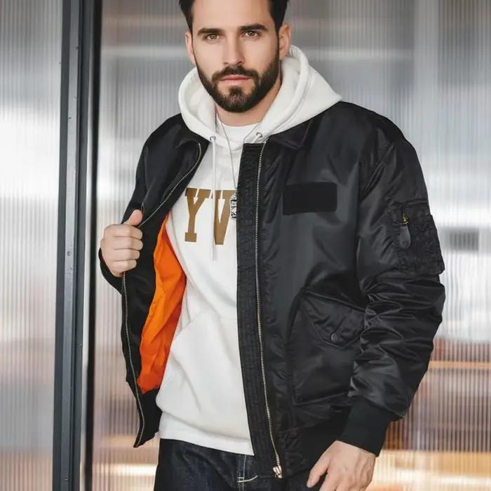 Maden Manteau masculin bombardier CWU-45P