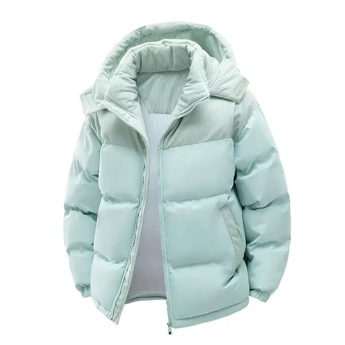 Veste d'hiver rembourrée en coton épais pour hommes avec polaire chaud résistant au froid 2025 manteau rembourré