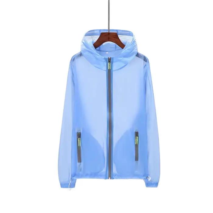 Veste d'été à capuche pour hommes et femmes, vêtements de Protection solaire imperméables, vêtements de pêche et de chasse, coupe-vent à séchage rapide pour la peau