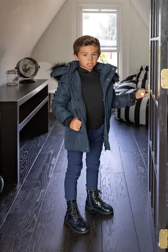 Yeshiva-Manteaux d'hiver assortis pour la famille, Parka pour enfants, Garçons à hommes, Bol unisexes, I-256, 2023