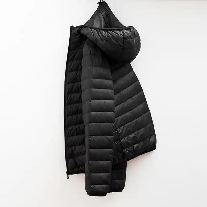 Manteau d'hiver à capuche pour hommes