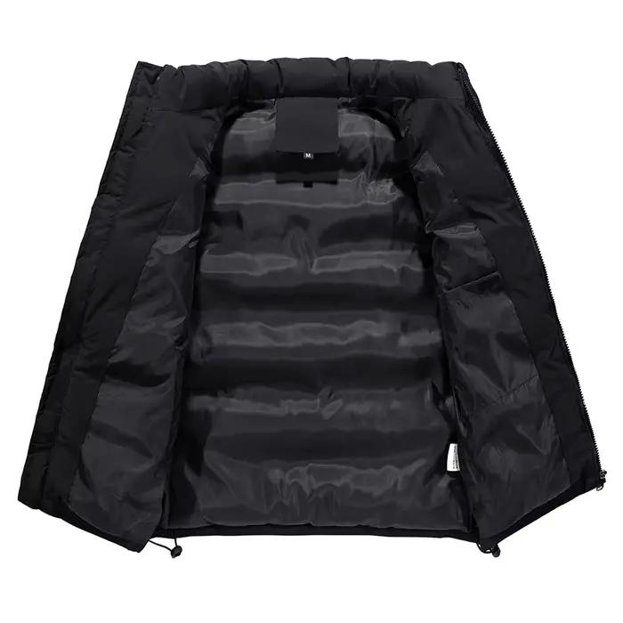 Veste coupe-vent en coton rembourré pour hommes, manteau décontracté, vestes en fibre, vêtements d'extérieur d'escalade en plein air, mode masculine, hiver