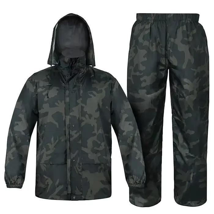 Poncho de Pluie Imperméable WOLF ENEMY pour Hommes et Femmes, Veste et Pantalon de Randonnée, Matière Polyester, Couleurs Variées, Occasions Extérieures
