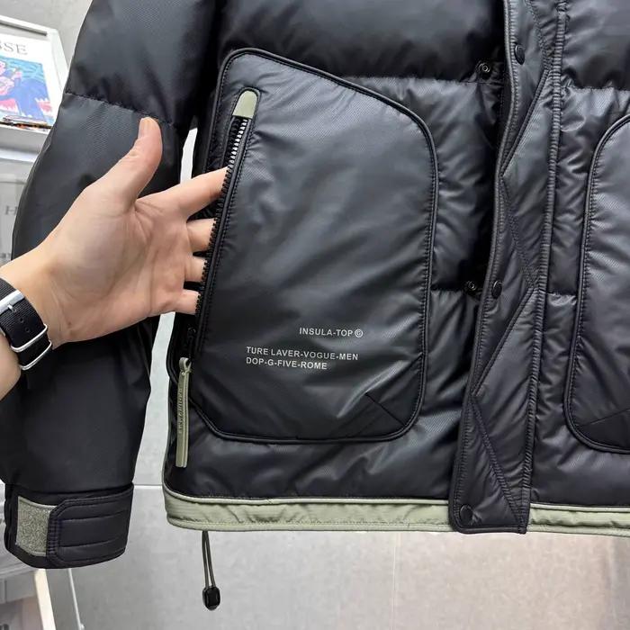 Doudoune de Sport à capuche pour hommes automne hiver épais chaud extérieur coupe-vent vêtements