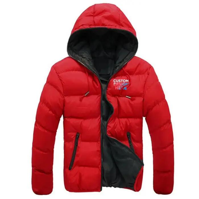 Personnalisation du logo : le manteau en coton six couleurs pour homme convient aux doudounes et sweats à capuche pour le printemps et l'automne.