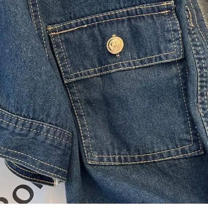 Veste à manches courtes femme junior style décontracté polyester coton vêtements d'extérieur mode rétro été printemps occasions spéciales