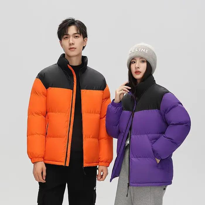 Hiver hommes décontracté coupe-vent rembourré duvet de canard Parkas manteau homme épais col montant Parka veste mâle pardessus vêtements d'extérieur grande taille 4XL