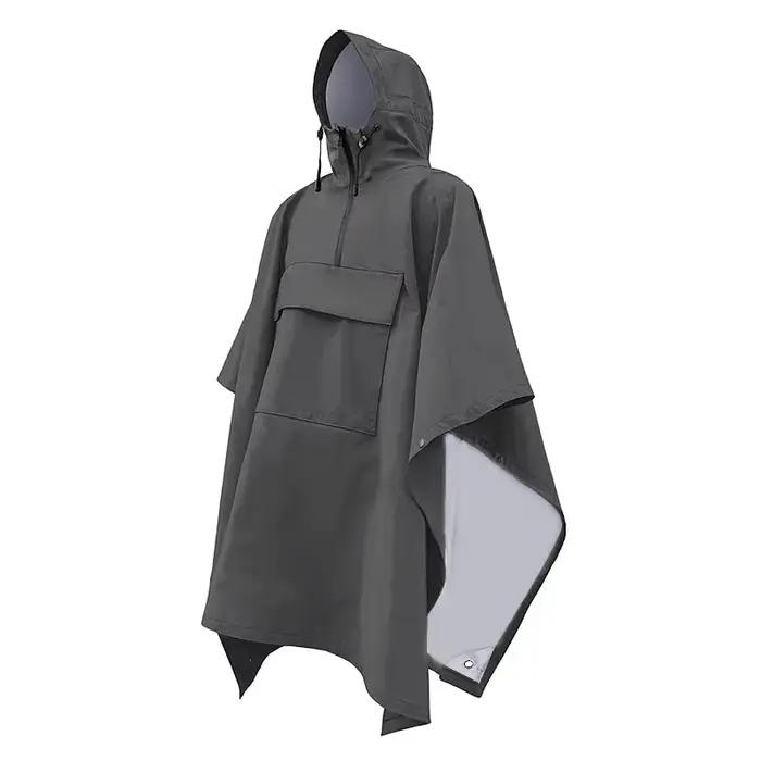 Veste de Pluie Multifonction pour Homme et Femme, Imperméable, Manteau de Camping Surdimensionné, à Capuche, Extérieur, Durabilité Supérieure, Protection Optimale, Style Décontracté, Taille Unique, Activités Extérieures, Randonnée, Camping, Cyclisme