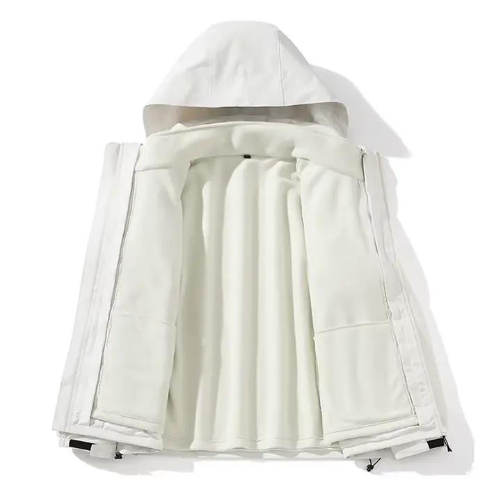 Veste imperméable Smile 3 en 1 pour homme et femme, coupe-vent, thermique, anti-transpiration, antistatique, résistante à l'usure, doublure polaire, adaptable pour randonnée, escalade, camping, ski, hiver