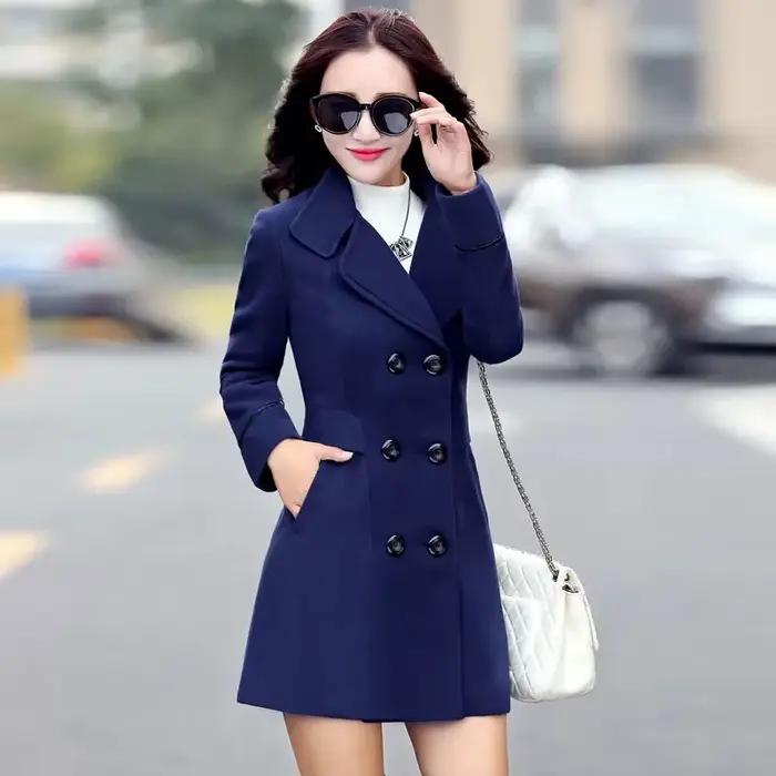 Manteau en laine pour femme