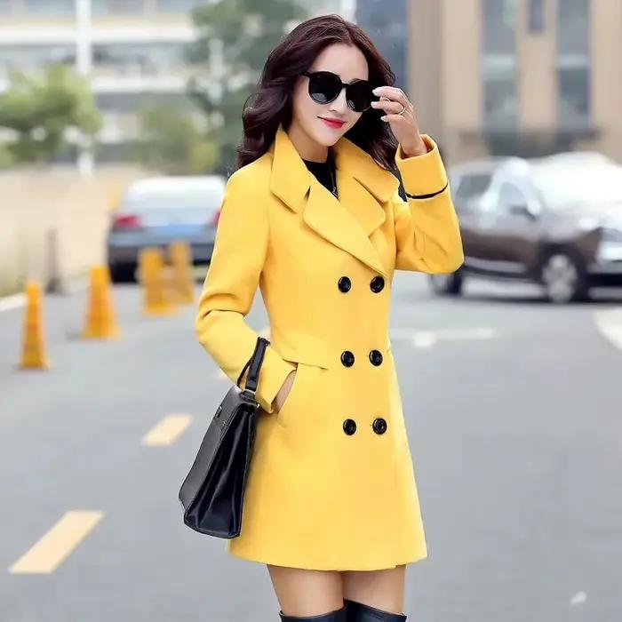 Manteau en laine pour femme