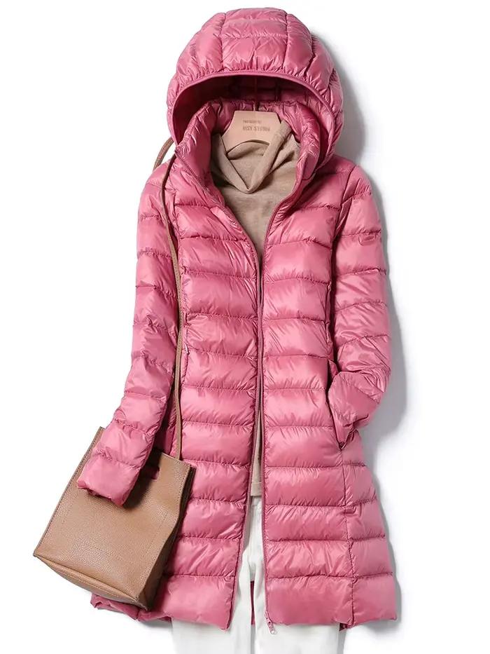 Doudoune Longue Ultra Légère pour Femme