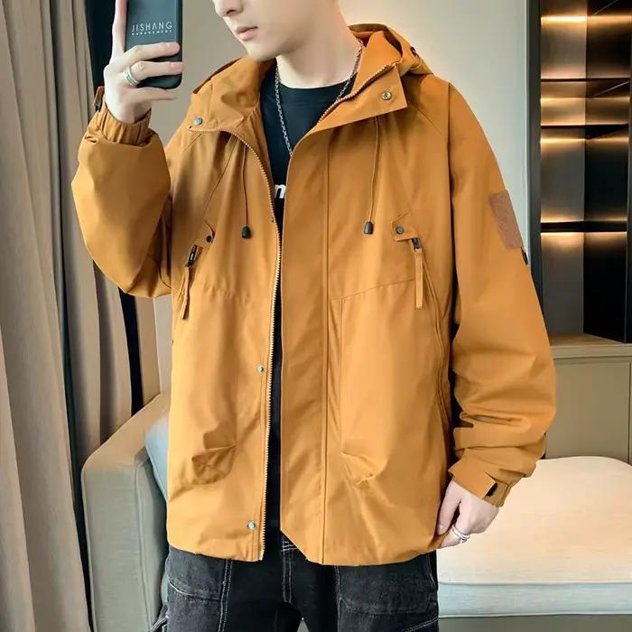 Veste décontractée pour homme, printemps et automne, grande taille, style haut de gamme, veste d'assaut