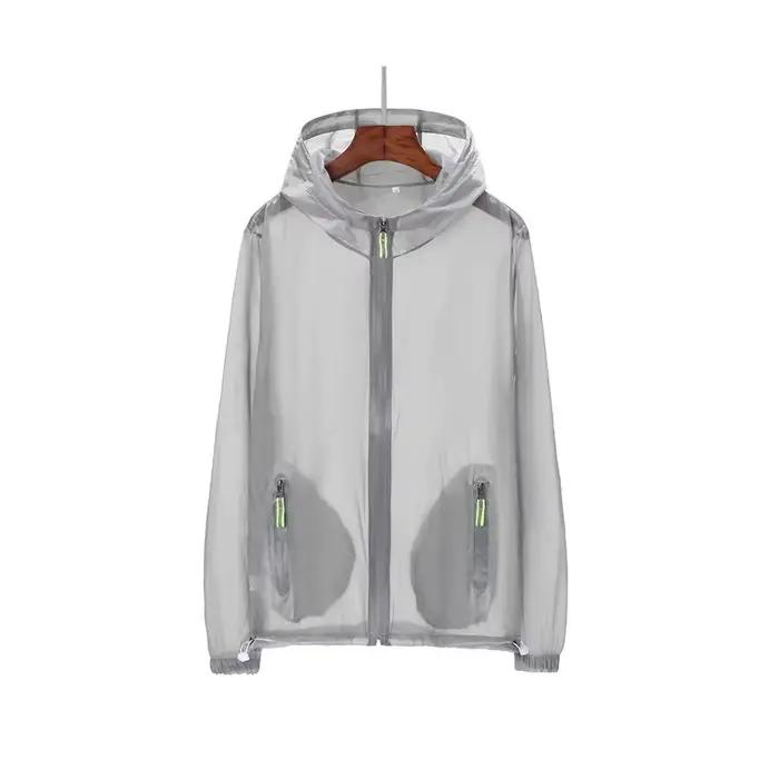 Veste d'été à capuche pour hommes et femmes, vêtements de Protection solaire imperméables, vêtements de pêche et de chasse, coupe-vent à séchage rapide pour la peau