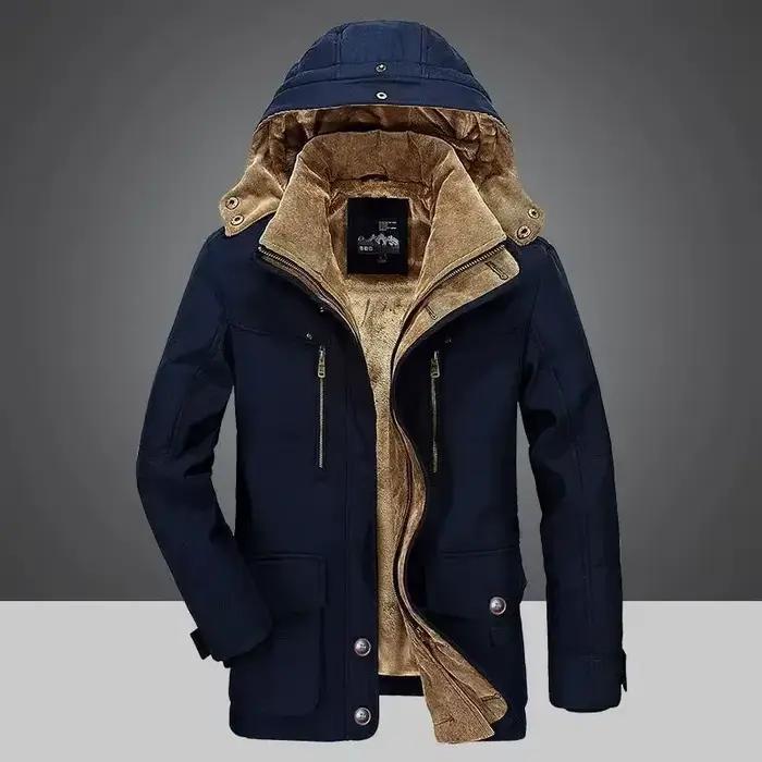 Parkas monochromes pour hommes