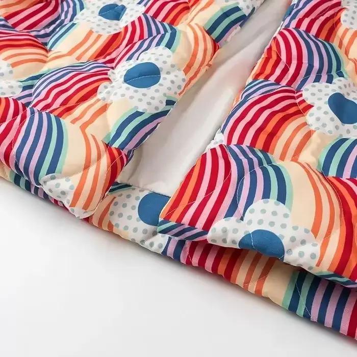 Cardigan matelassé décontracté en coton pour femmes automne hiver à manches longues bleu ocasions spéciales et quotidienne