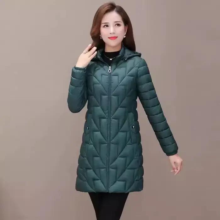 Parka mi-longue légère pour femme