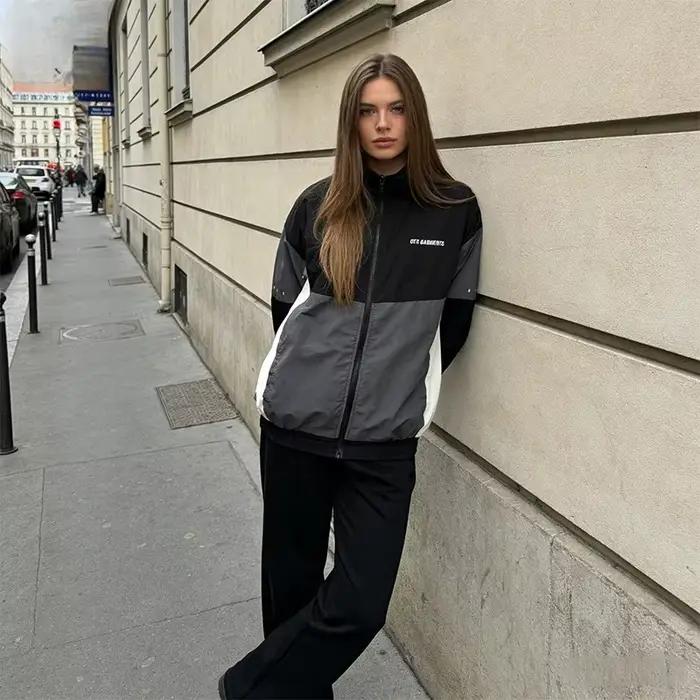 HOT - Veste coupe-vent respirante tendance avec broderie 'Weak-Hero-Class' pour homme/femme, style universitaire, pour couple