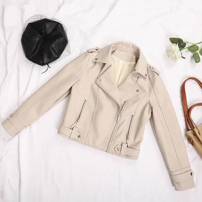 Veste en simili cuir noir pour femmes, Y2K rétro Moto Biker, coupe-vent, vestes en cuir Pu, rue coréenne, vêtements d'extérieur courts pour femmes