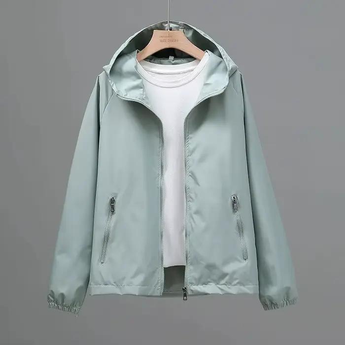 Trench-Coat fin pour femme, coupe-vent à Double capuche, coupe-vent, imperméable, vêtements d'extérieur, mode Joker, nouvelle collection printemps automne