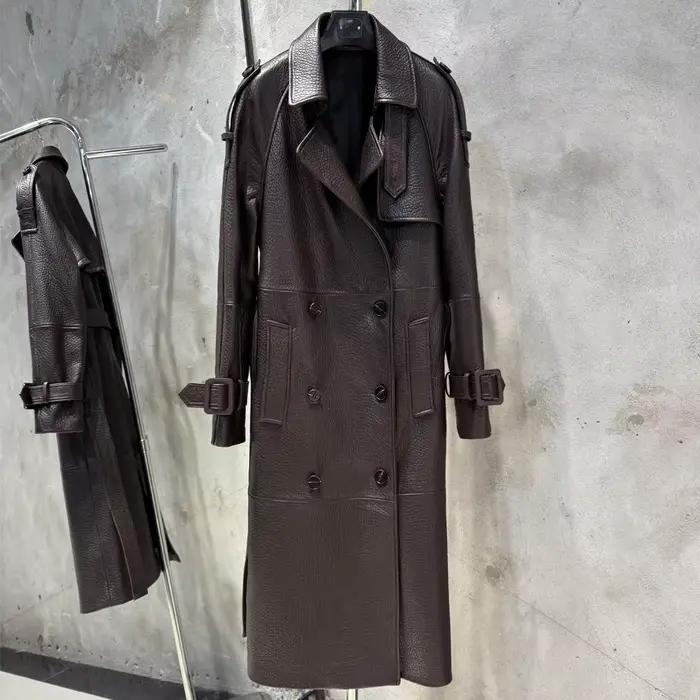Vestes en cuir PU pour femmes, manteaux d'hiver respectueux de l'environnement