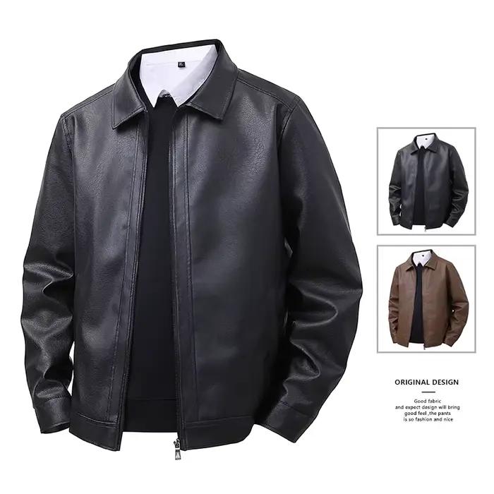 Veste en cuir coupe ample : confortable, polyvalente et flatteur sur chaque type de corps Veste coupe-vent et imperméable pour hommes