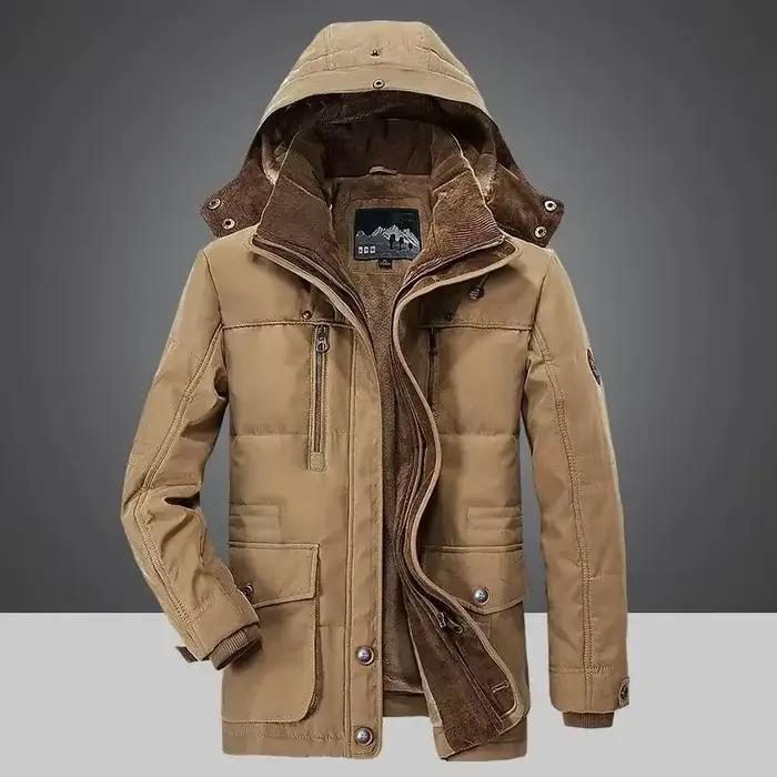 Parkas monochromes pour hommes