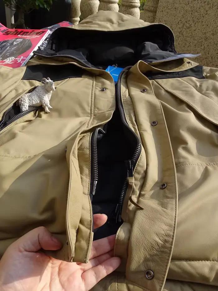 Veste d'hiver en cuir véritable et peau de mouton naturelle décontractée pour homme, idéale pour les journées froides et les sorties shopping, taille européenne disponible en plusieurs tailles