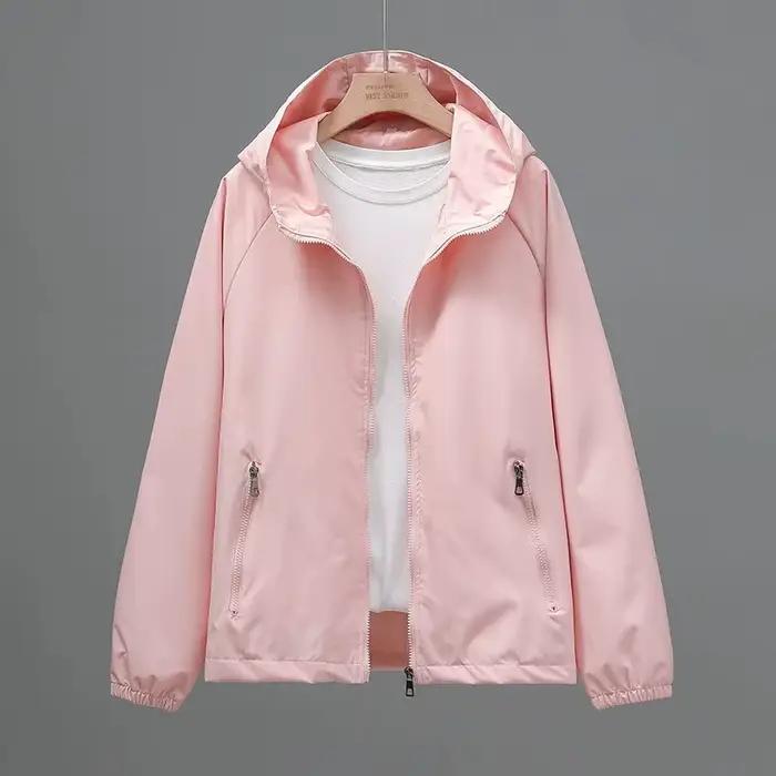 Trench-Coat fin pour femme, coupe-vent à Double capuche, coupe-vent, imperméable, vêtements d'extérieur, mode Joker, nouvelle collection printemps automne