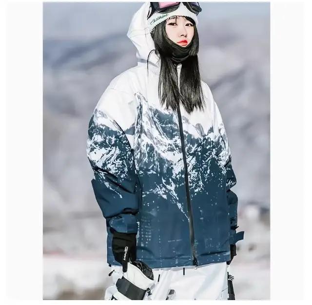 HN SNOW-Veste de Ski à Capuche pour Homme et Femme