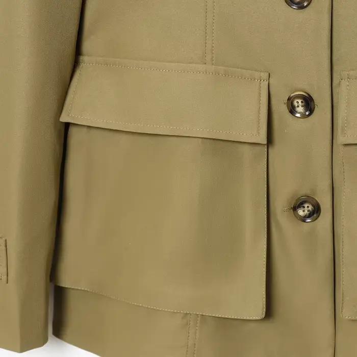 Veste femme kaki manteau