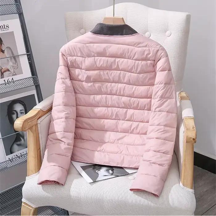 Femmes blanc canard vers le bas vestes minces 2025 nouveautés automne hiver chaud femme mode Ultra léger emballable manteaux bouffants
