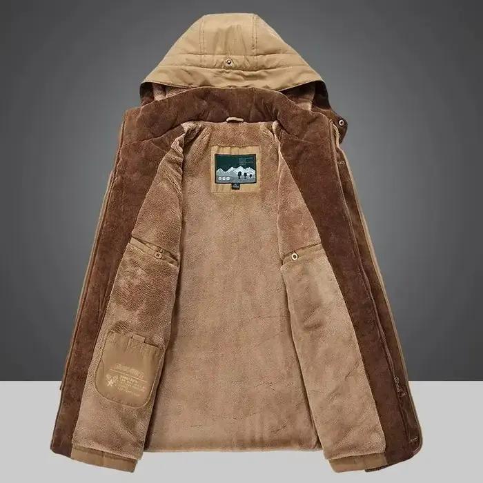 Parkas monochromes pour hommes