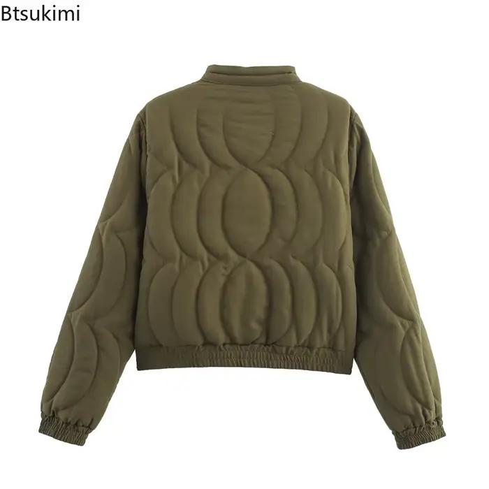 Manteau en coton brodé pour femme Hiver 2026