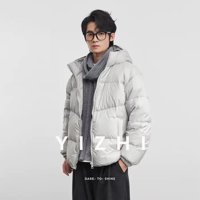 Mode hommes 90% duvet de canard blanc veste 2025 hiver nouveau épaissi chaud doudoune vêtements d'extérieur haut