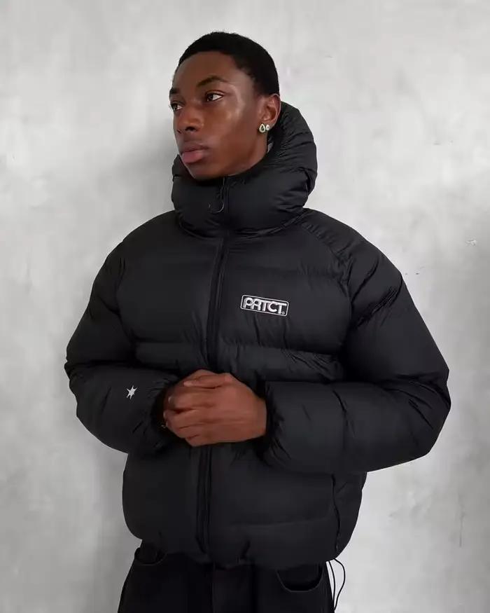 Streetwear hiver réversible doudoune hommes femmes Y2K double couleur vers le bas manteau à capuche matelassé vêtements chauds décontracté Baggy vêtements