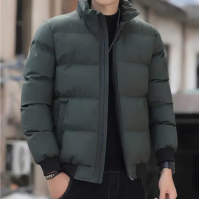 Doudoune Parker Rindu pour Hommes, Épaisse, Chaude, Imperméable, Coupe Décontractée, Idéale pour l'Hiver et les Jours Froids