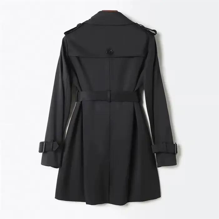 Trench Coat pour femmes Double boutonnage britannique