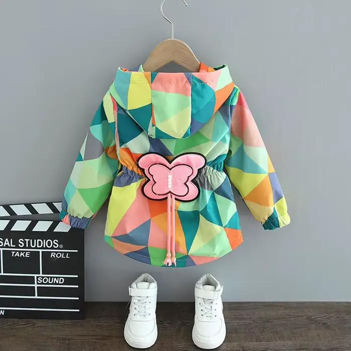 Veste coupe-vent imperméable pour bébé garçon, coupe-vent avec fermeture éclair, manteau de printemps et d'été, vêtements pour enfants de 3/5/7 ans