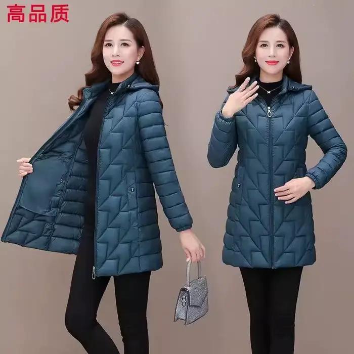 Parka mi-longue légère pour femme