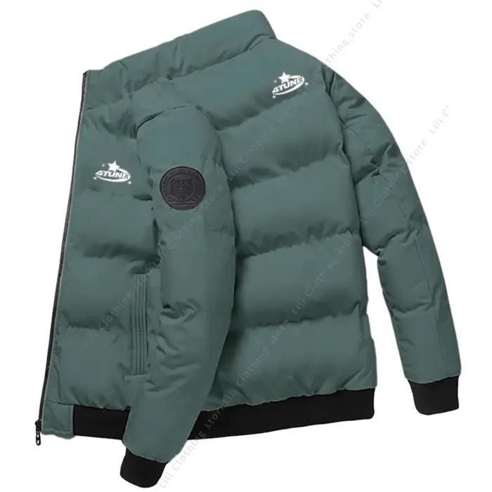 Doudoune Parker Rindu pour Hommes, Épaisse, Chaude, Imperméable, Coupe Décontractée, Idéale pour l'Hiver et les Jours Froids