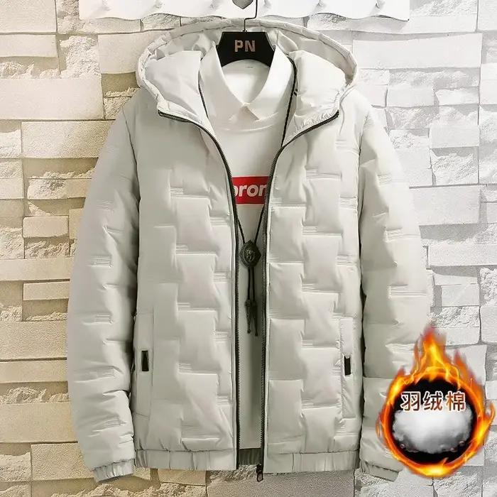ChimParkas-Manteau à capuche en coton rembourré pour hommes