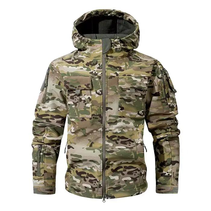 Veste tactique de Camouflage à coque souple silencieuse pour hommes