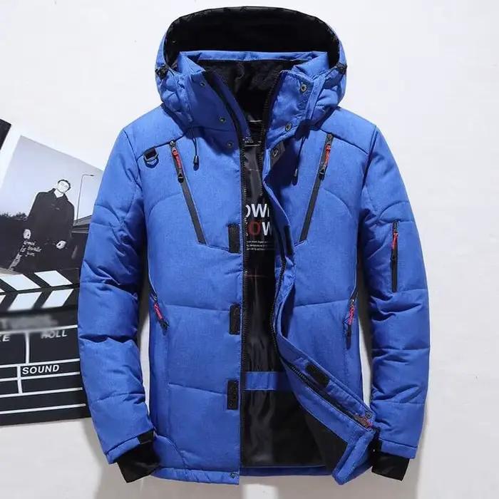20 degrés doudoune mâle hiver Parkas hommes blanc canard