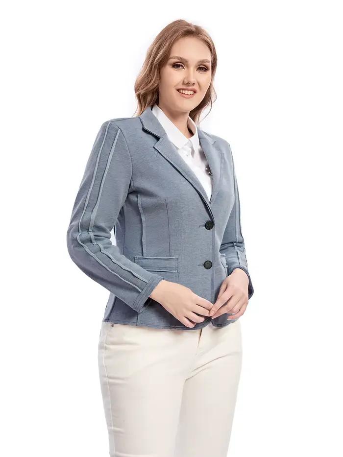 Manteau et costume tissés à la mode pour femmes
