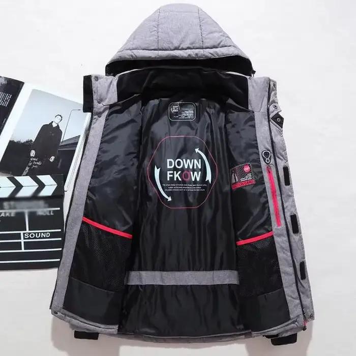 20 degrés doudoune mâle hiver Parkas hommes blanc canard
