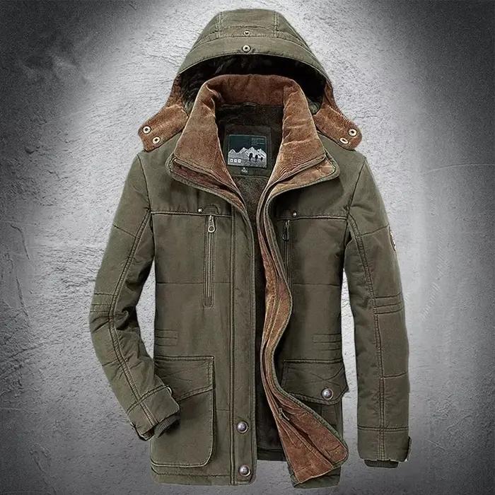Parkas monochromes pour hommes