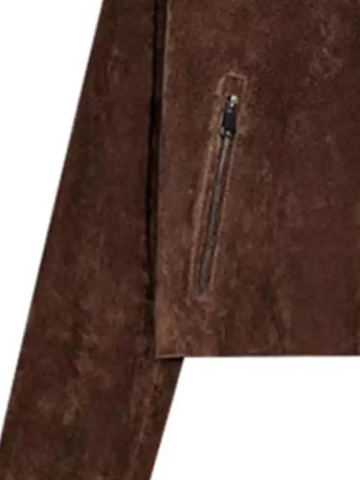 Vestes courtes en daim rétro pour femmes, manteaux décontractés à revers, manches longues, fermeture éclair, nouvelle collection printemps 2025, solide, vêtements d'extérieur pour dames